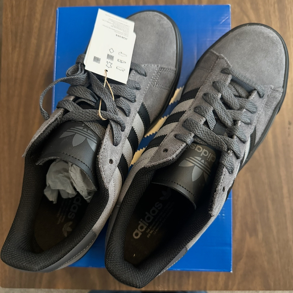 Adidas Campus Vulc Black & Gray Men’s 10 1/2 Shoes - Picture 3 of 3